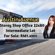 Austin Avenue @ Mount Austin, 2 Storey Shop Office 22x80, Intermediate