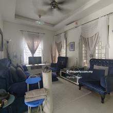 Villa bestari double storey bungalow,sungai pusu gombak/renovated unit