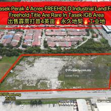 Perak Tasek Igb 4 Acres Freehold Industrial Land For Sale
