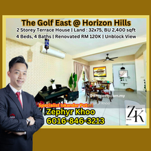 The Golf East @ Horizon Hills 2 Storey Terrace House For Sale