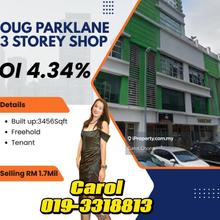 Oug Parklane Freehold 3storey Shop For Sale  