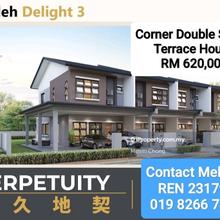 Landeh Delight 3 Corner Double Storey Terrace House For Sale 
