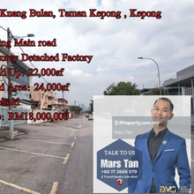 Kepong 2 Storey Detached Factory For Sales