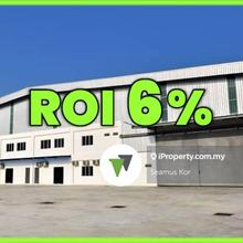 5 Acres Freehold Factory - 134k sf Built-up, 6% ROI !