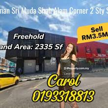 Corner 2 Storey Shop Taman Sri Muda Seksyen 25 Shah Alam Sales