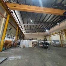 2adjoining semi-d factory with overhead cranes and renovated office