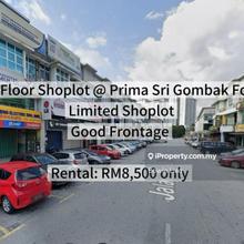 Batu Caves,Sri Gombak ,Ground Floor Shop,Good Frontage 