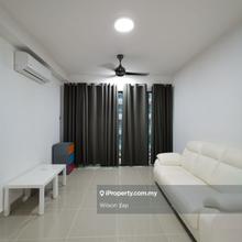 Middle floor. Partly furnished.