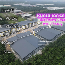 Brand New Freehold Semi Detached Factory 40ft 3ton 400amp