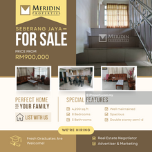 Double Storey Semi-D, 4200 sq.ft, Well Maintained, Very Spacious