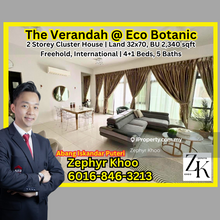 The Verandah @ Eco Botanic 2 Storey Cluster House For Sale