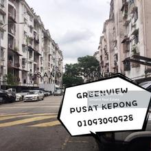 Greenview Apartment, Taman Pusat Kepong, Segambut