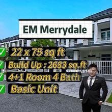 2 Story Merrydale Eco Majestic, 22x75sf, Big Unit, 4 Room 4 Bath