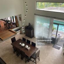 Private swimming pool, Bungalow in Mont Kiara area