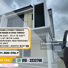 Jalan Rebab @ Desa Tebrau @ Double Storey Terrace House @ End Lot