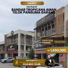 Bandar Tropicana Aman, Telok Panglima Garang 2sty Shop For Sale