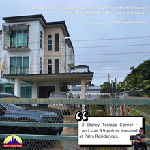 3-Storey Corner Terrace @ Palm Residences, Kuching