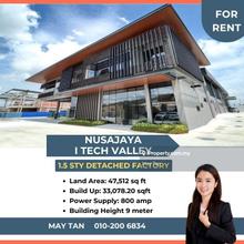I Tech Valley Nusajaya for Rent 800amp