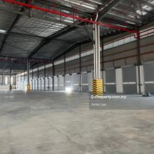 Pulau Indah, West Port, Port Klang Factory for rent with Office