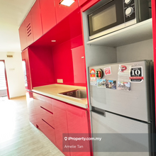 Partial furnished with fridge 