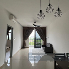 2 rooms partially furnished unit is available for rent now !