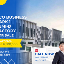 Eco Business Park 1 Semi-D Factory for Sale