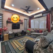 Fully Renovate Extend Up Down! No Flood Bandar Puteri 2 Sty Corner G&g