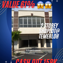 Below market 61% 2 Storey Shoplot Temerloh Pahang Cash Out 158k 