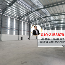 Detached Factory Taman Industri Alam Jaya Puncak Alam