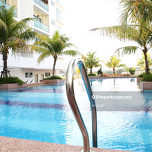 Partially furnished unit at medalla oasis service residence, pj