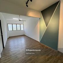 Taman Relau Jaya Approx 650sf 2-Bedrooms Newly Fully Renovated F/hold