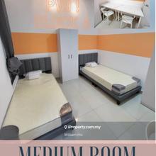 Pv9 Master/ Medium Room Fully Furnished for Rent (Walk to Tarumt)