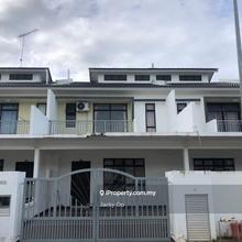 Desaru, taman sri penawar double storey terrace partial furnished