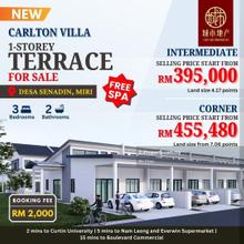 Brand New Single Storey Terrace , Carlton Villa Miri 