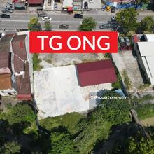 Land Rent At Jln Ayer Itam Facing Main Road High Visibility Flat Land