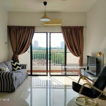 Fully furnished corner unit for rent