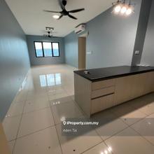 Parc 3, 3 rooms, partly furnished, near MRT maluri, non-bumi lot