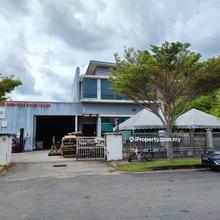 Corner factory with land