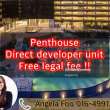 Eco terraces air Itam, penthouse direct developer unit !! 4 rooms 935k