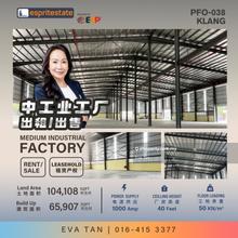 Detached Factory at Klang for rent