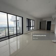 High floor, brand new unit, semi furnished