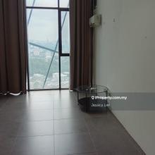 High floor ,well maintained  fully furnished unit for rent or sale .