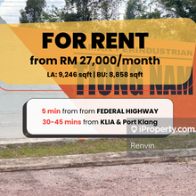 Prime Semi-D Factory @ Tiong Nam Industrial Park, Shah Alam For Rent
