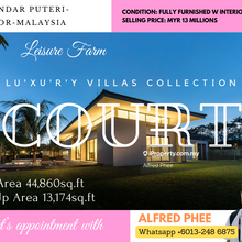 Johor, Iskandar Puteri, Leisure Farm Luxury Villa- Court, Jalan Merbok