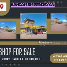 Bandar Sri Sendayan shoplots for sale - 3 units ready tenants