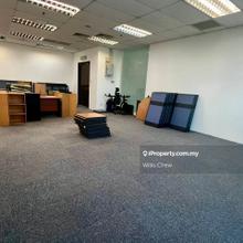 Partly furnished office for rent