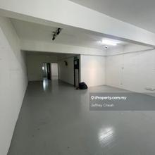 1st floor office with partitions