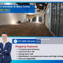 Facing main road and refurbished 