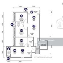 R & F Princess Cove Dual Key Mid Floor fully furnished for Sale