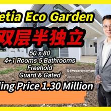 Setia Eco Garden@4000 sqft Double Storey Semi D For Sale